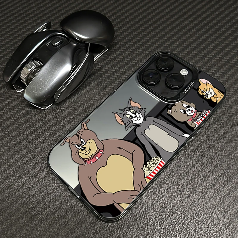 猫和老鼠适用苹果16手机壳15pro max保护套iphone14创意13磨砂12