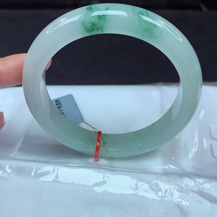 翡翠未镶嵌手镯59圈022