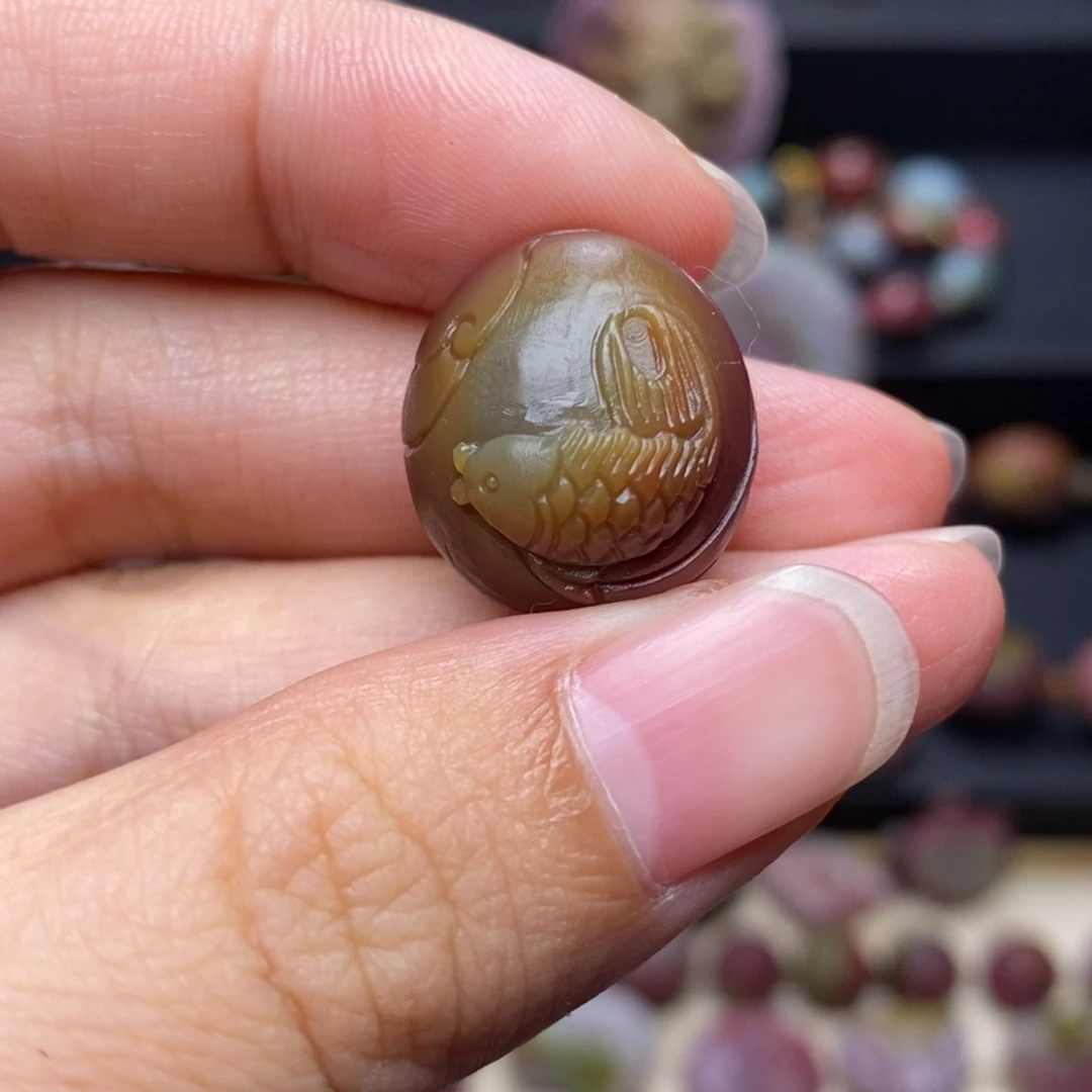 玛瑙/玉髓配饰未镶嵌《余生有你》