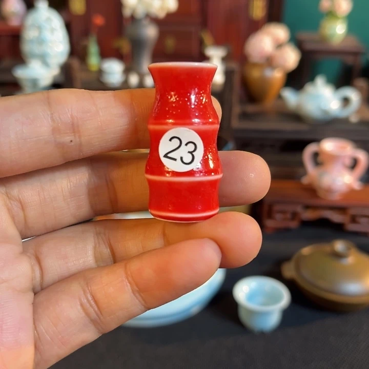 摆件微陶老王迷你花瓶