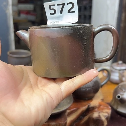 空***戬谷龙窑柴烧茶壶572