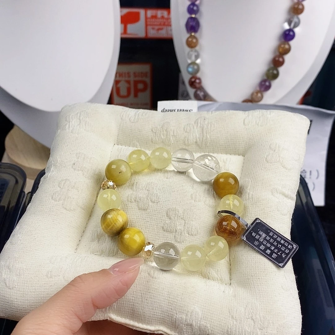 水晶手链银S925镶嵌