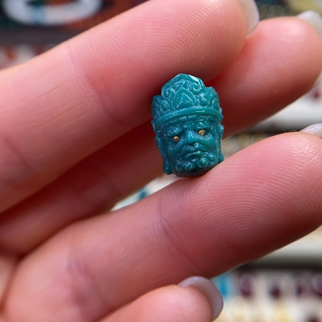 绿松石未镶嵌隔珠