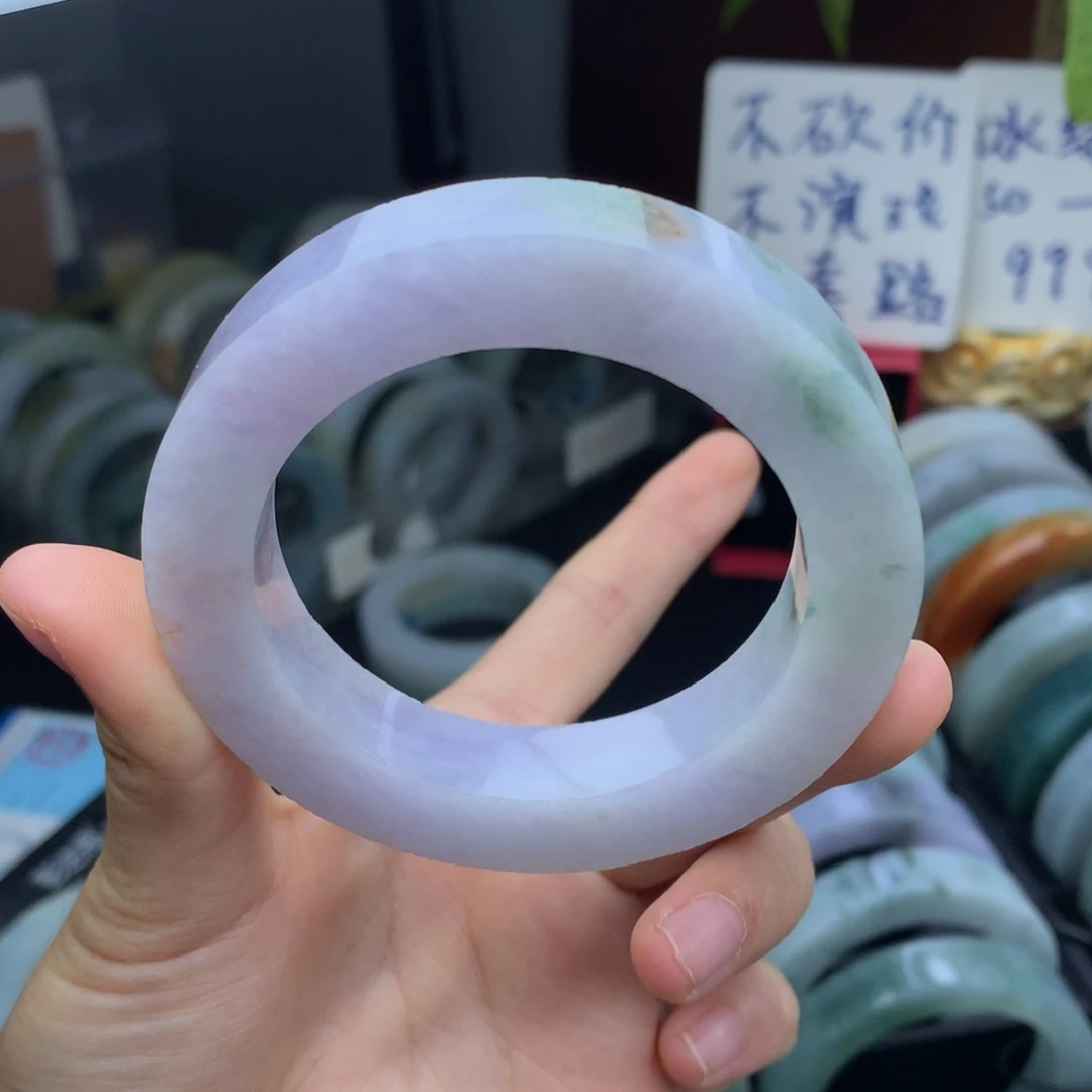 定制翡翠手镯未镶嵌定制不退不换