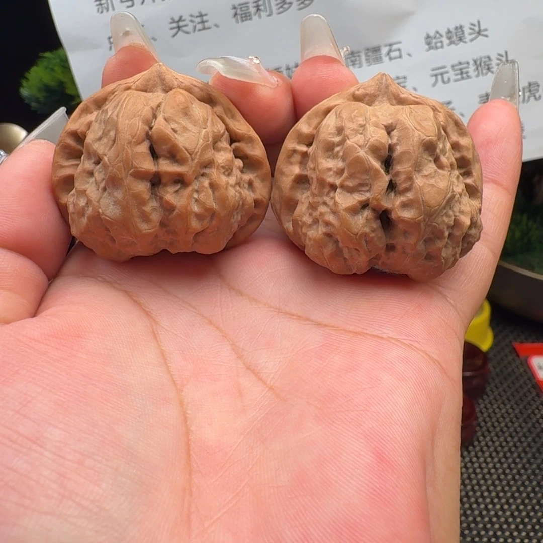 把件文玩核桃全品无修蛤蟆头40尺