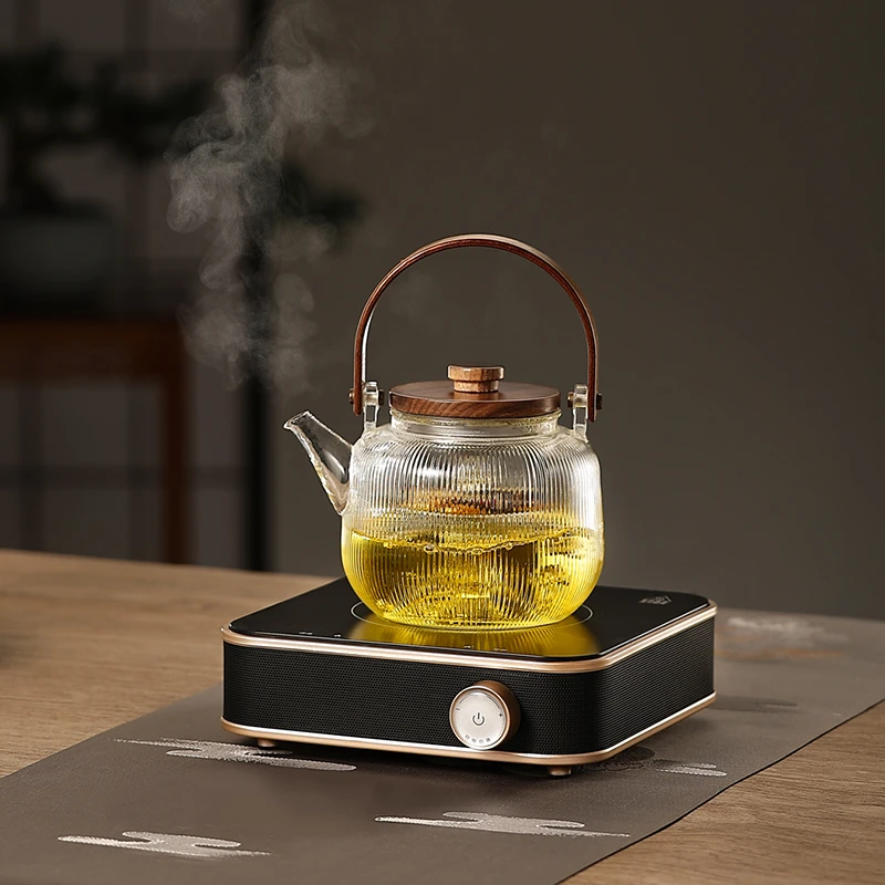 新款网红围炉煮茶电陶炉迷你煮茶炉家用小型玻璃壶烧水煮茶电茶炉