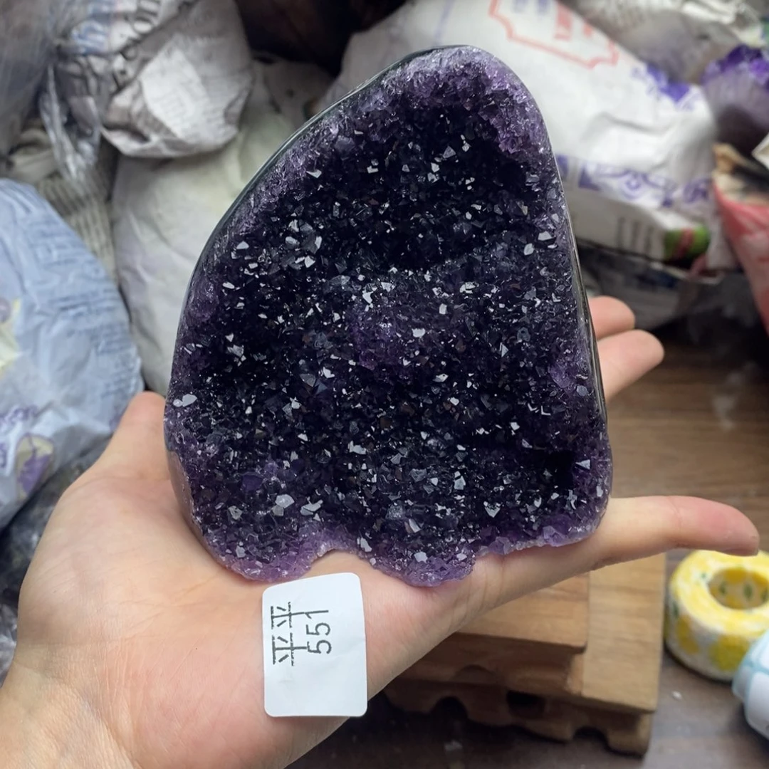 紫晶珠宝半成品未镶嵌