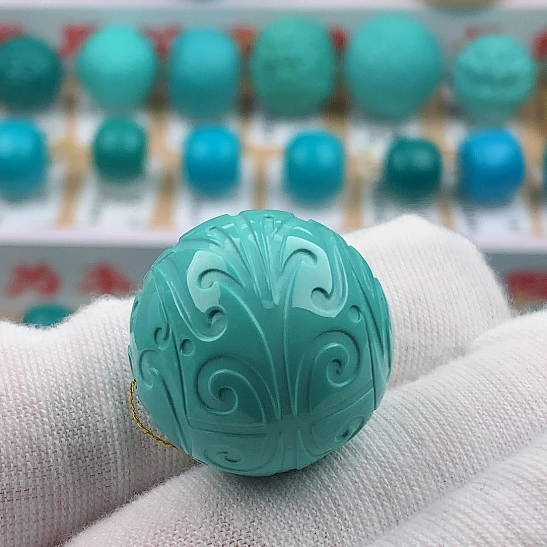 未镶嵌绿松石珠宝奇石