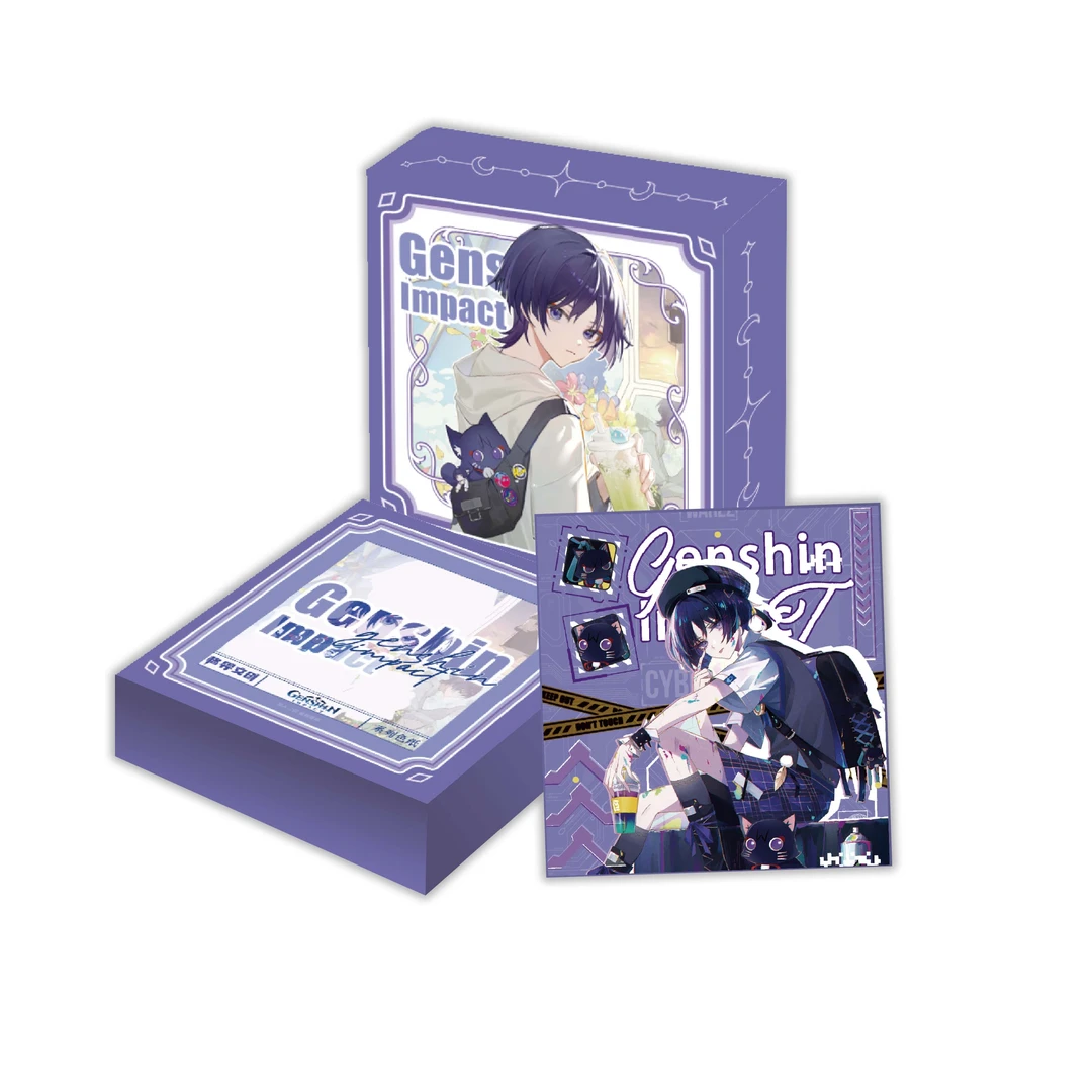 一绫【新品浮浮1k2】格界文创原神方形色纸系列 第二弹（默认代拆）
