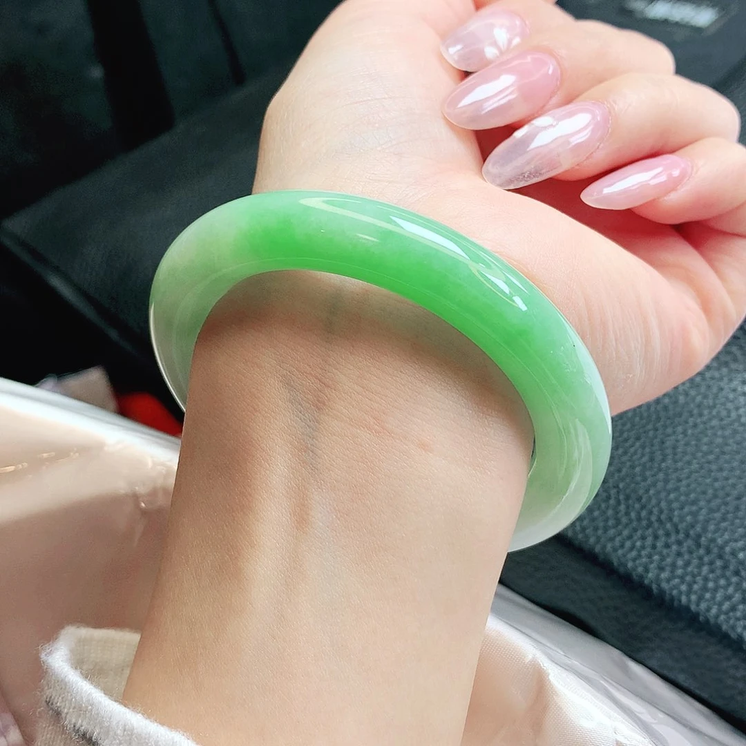 【闪购商品】未镶嵌手镯翡翠缅甸天然a货翡翠