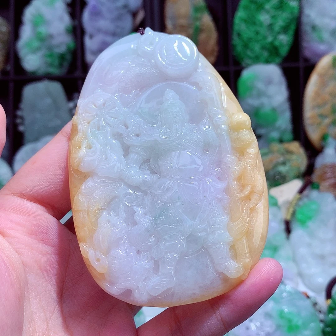 颈饰未镶嵌翡翠挂件