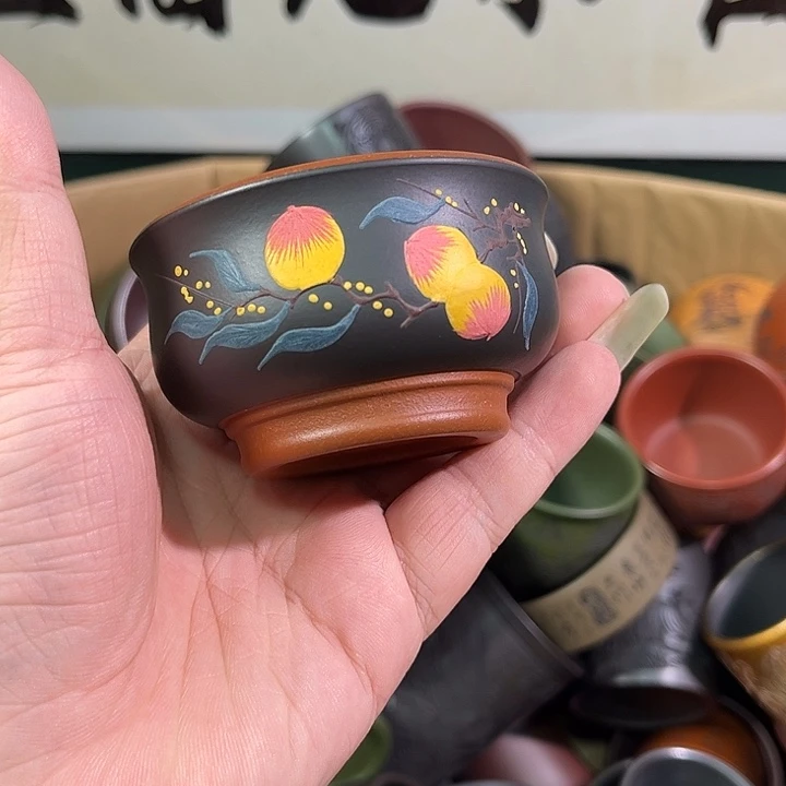 茶杯紫砂全手工紫砂主人杯