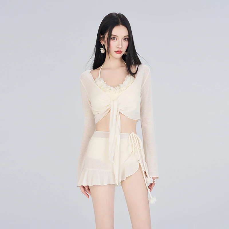 棠朵朵泳衣女款泡温泉度假风比基尼分体高级感2026新款性感绝美