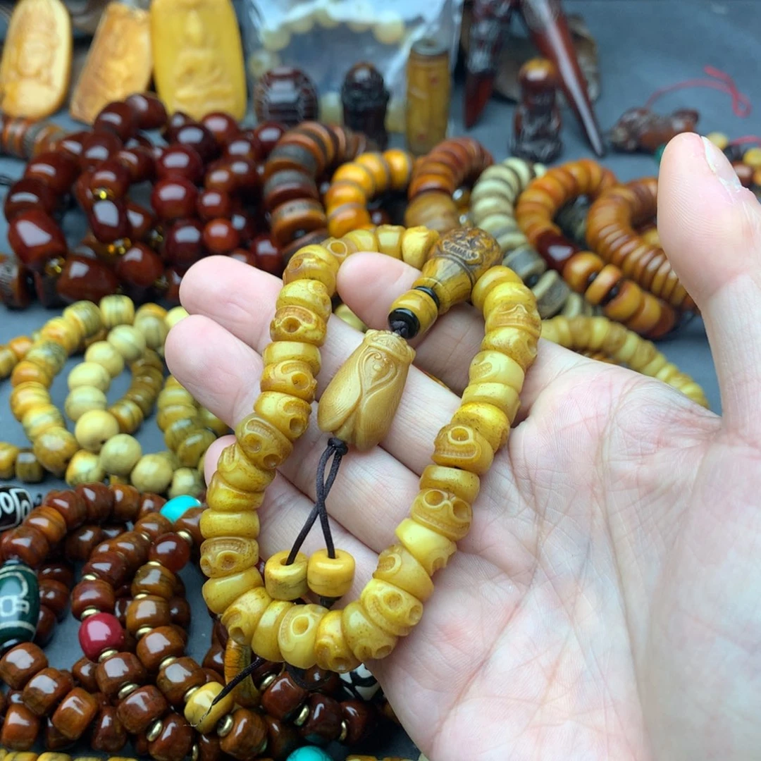 手串/手链牛骨牦牛骨阿呆知了手持