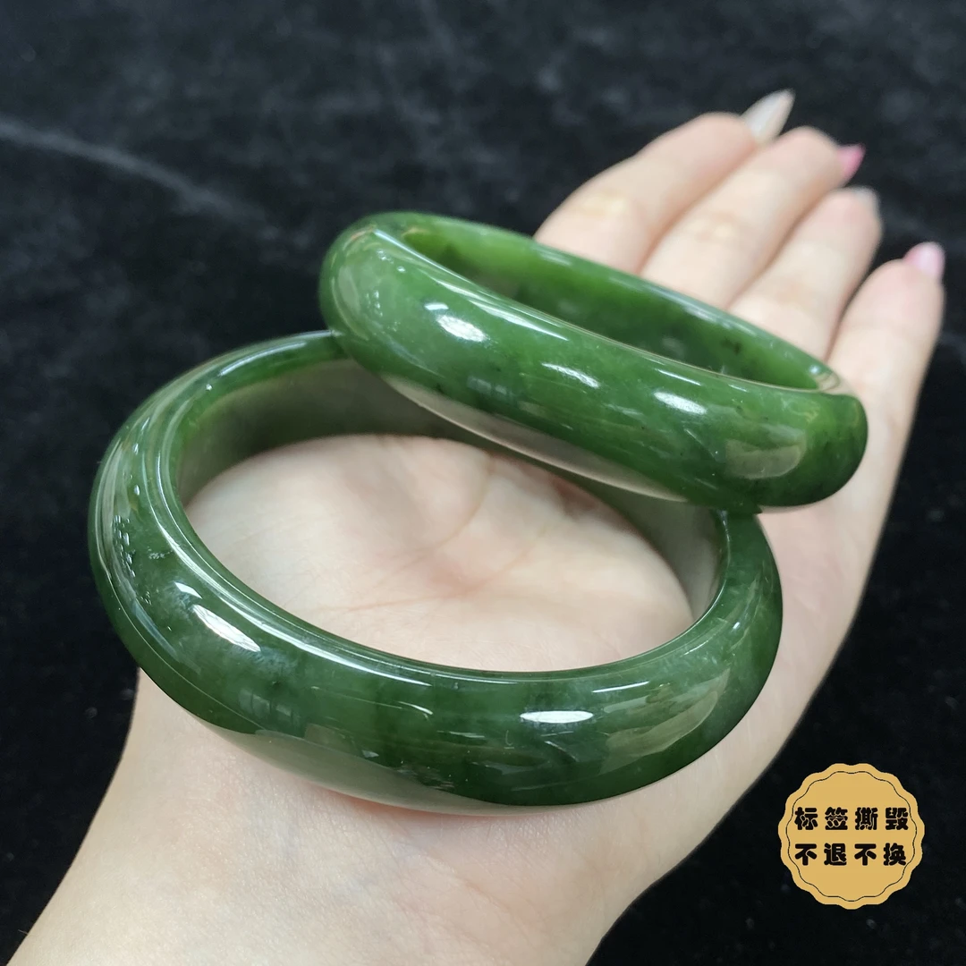 【小北珠宝】和田玉手镯圈口52-61【多样性发一件】4-WH152X46