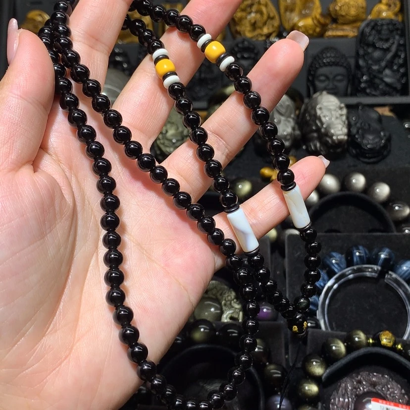 【闪购商品】黑曜岩珠宝奇石未镶嵌老*