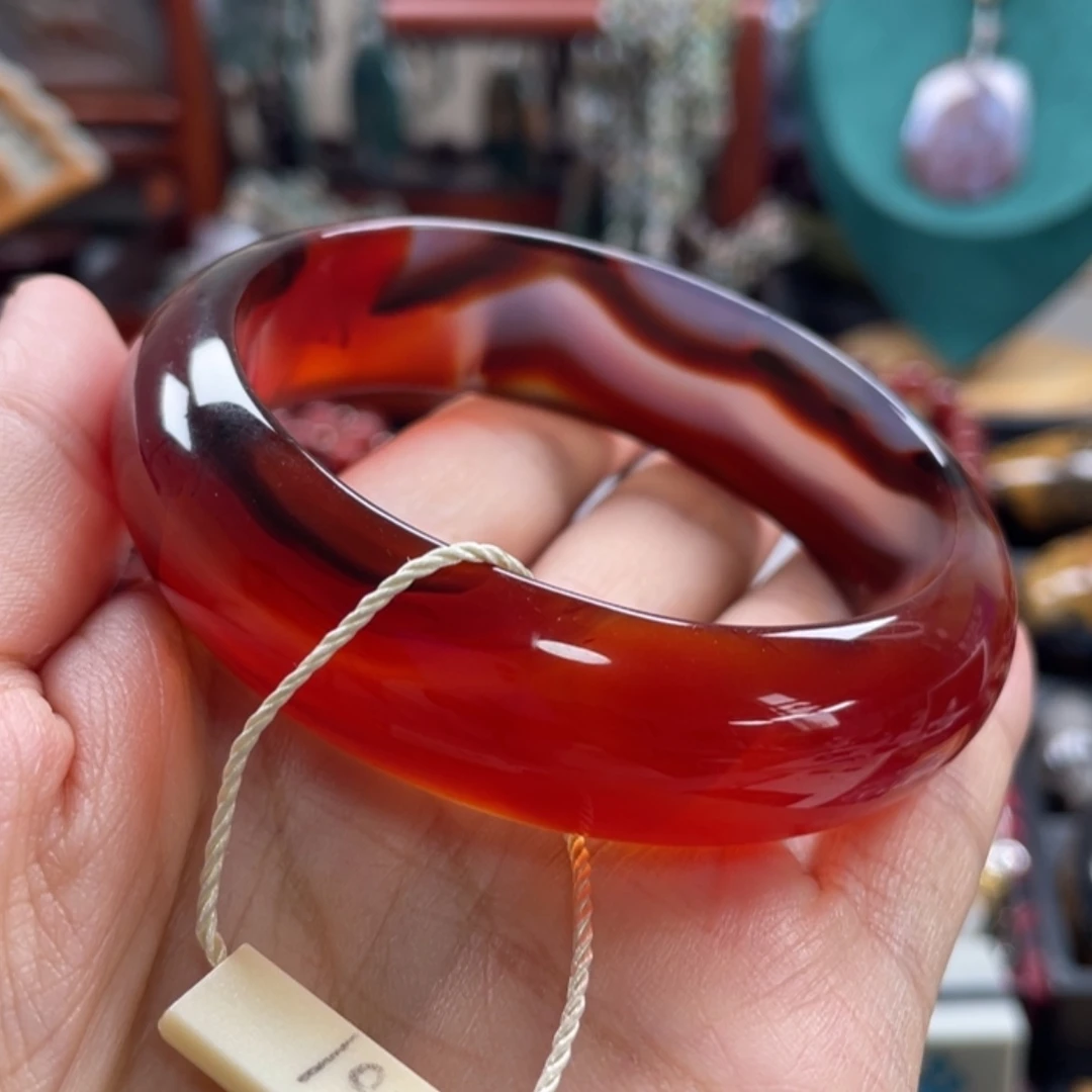 【闪购商品】玛瑙/玉髓未镶嵌珠宝半成品玛瑙手镯61
