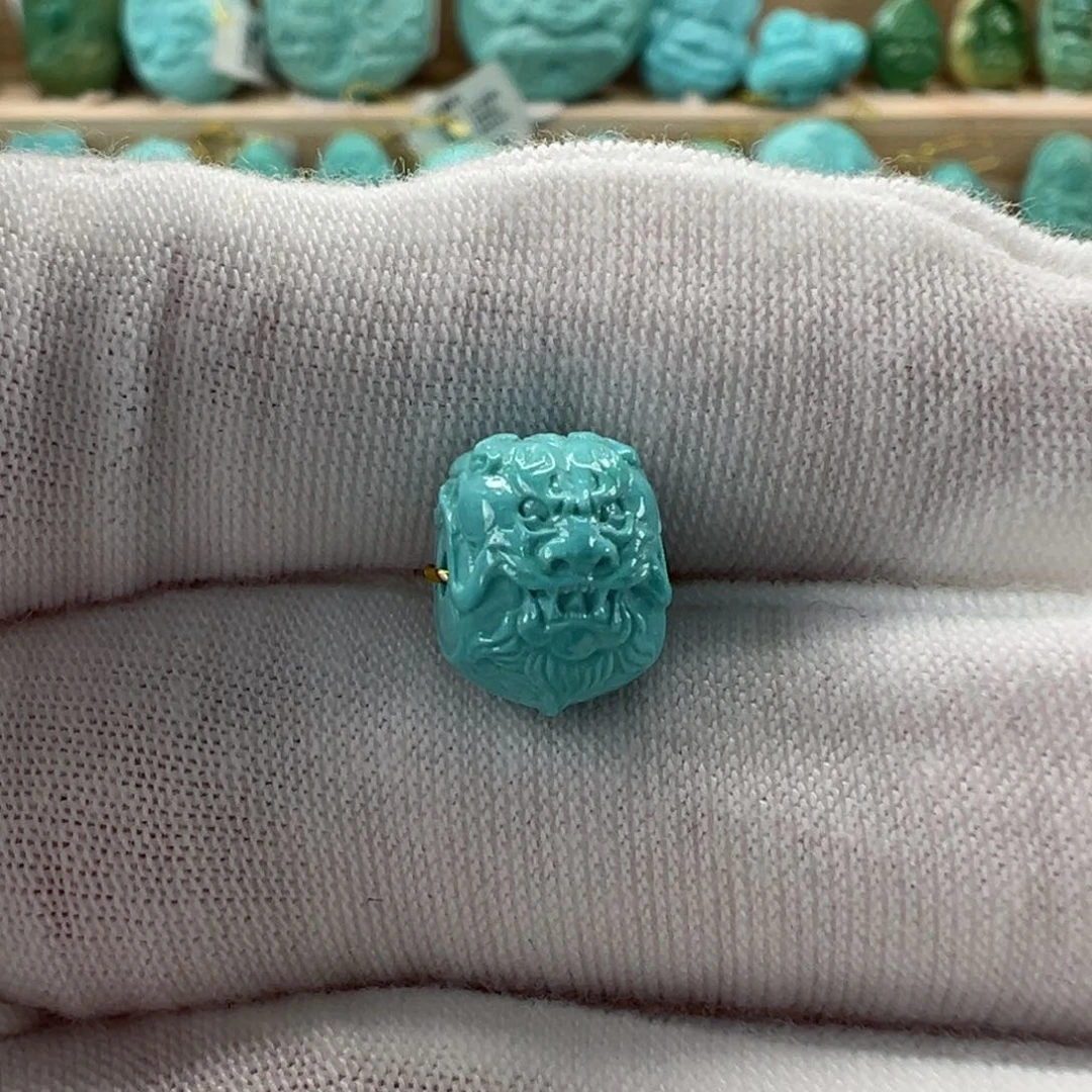 未镶嵌绿松石龙珠10.4mm