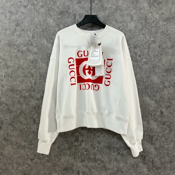 未使用 GUCCI/古驰 古驰白色字母卫衣