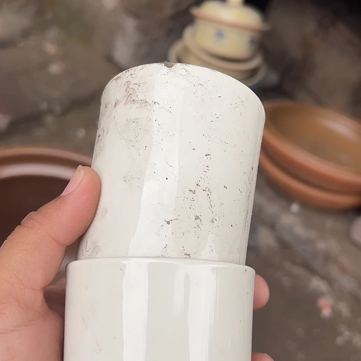 瓷出口杯子两支直筒杯