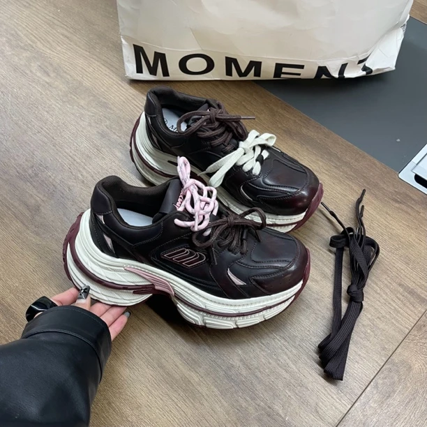 SUSU 小众百搭网红炸街显脚小老爹鞋 012-7（过3）