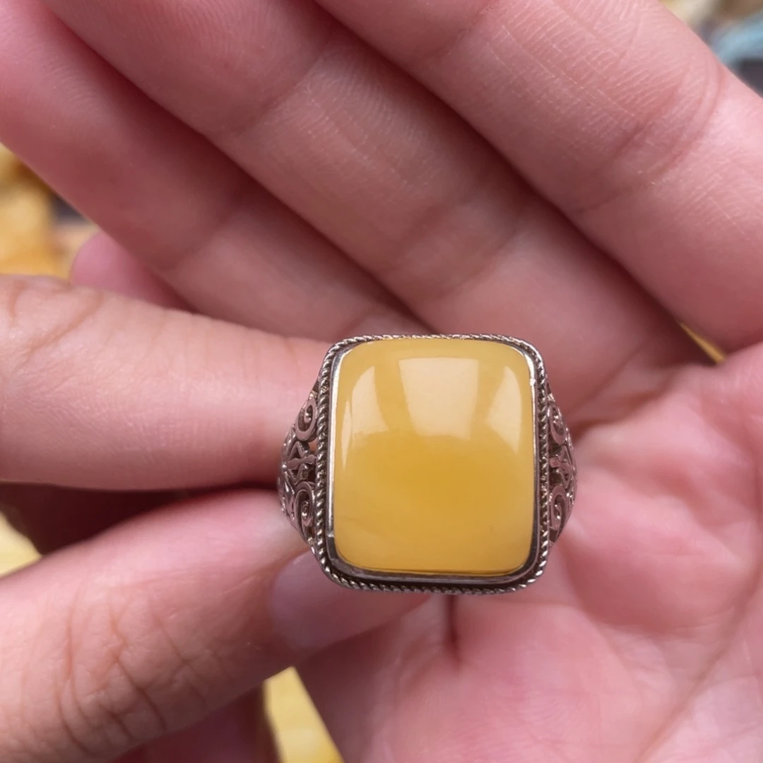 裸石琥珀未镶嵌蜜蜡