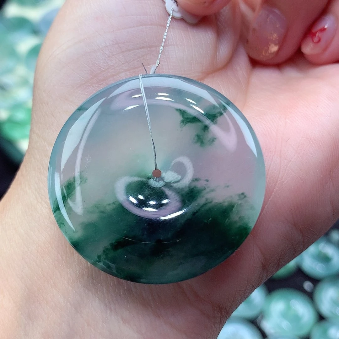 翡翠颈饰未镶嵌48翡翠35/6.1