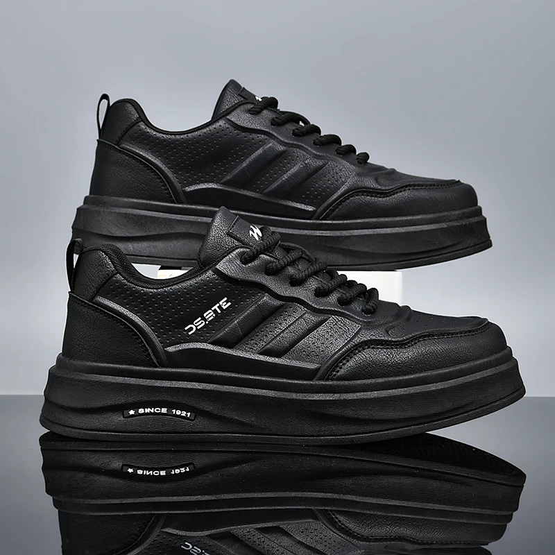 【双星八特】2025夏季品牌新款男鞋板鞋低帮透气小白鞋舒适休闲鞋