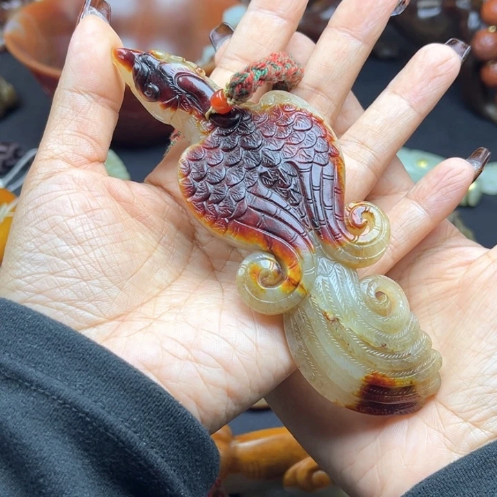 牛***王和田玉未镶嵌挂件