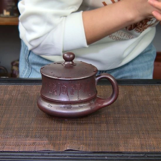 茶杯紫砂原矿紫砂
