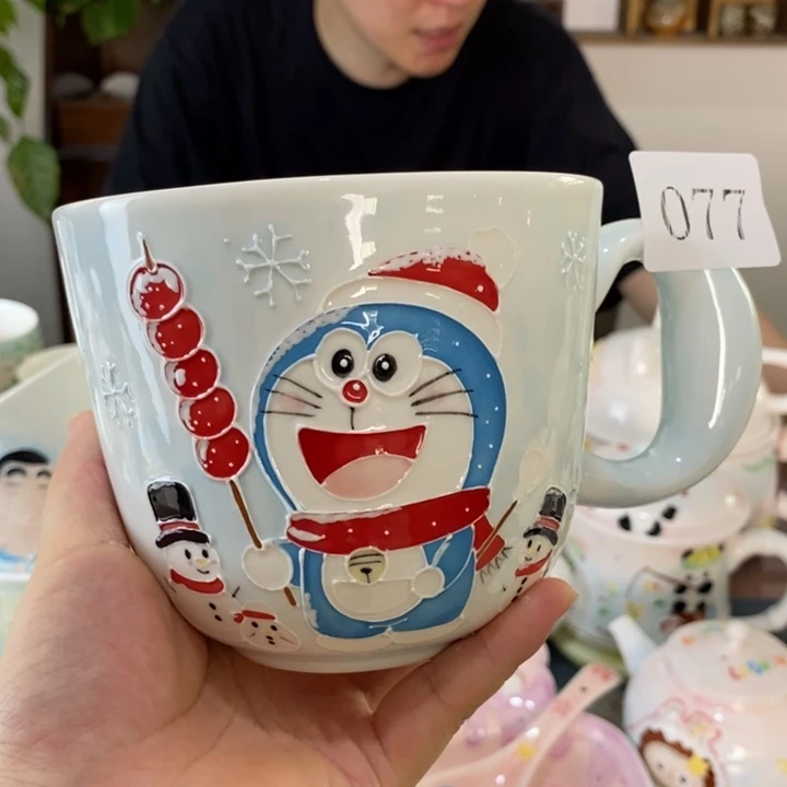 瓷片景德镇釉下彩手绘