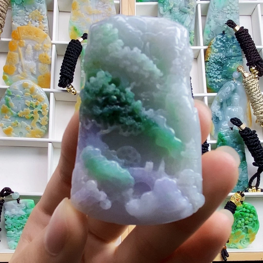 颈饰未镶嵌翡翠漫***路翡翠