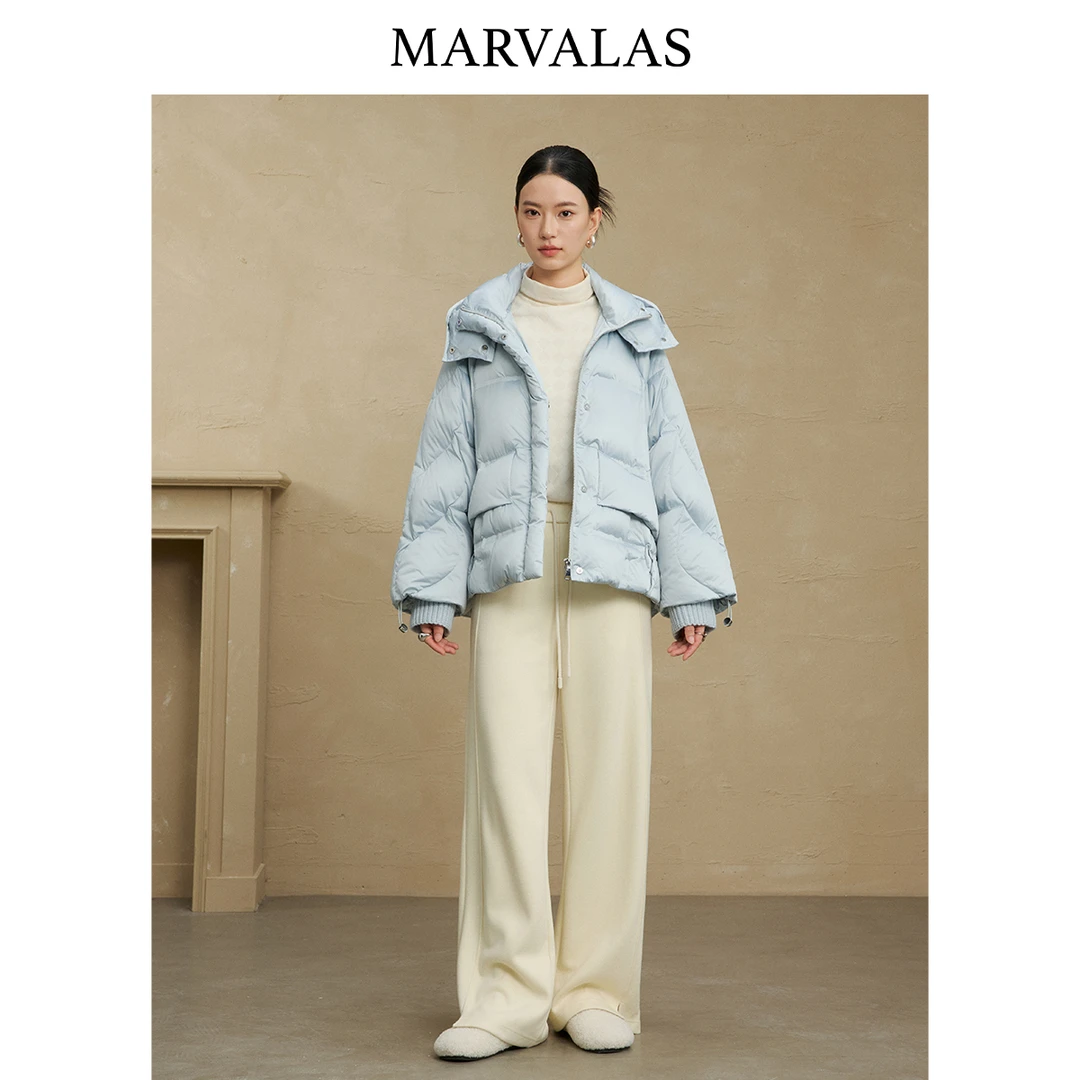 【珊珊专属】短款【冬季时尚连帽设计面包服蓬松保暖外套女