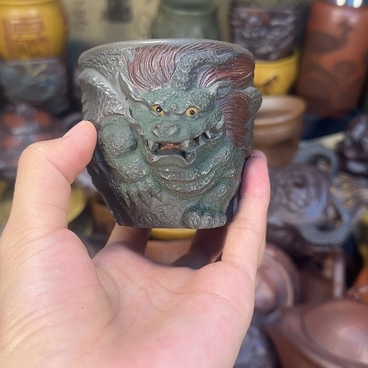 茶杯紫砂宜兴紫砂茶杯
