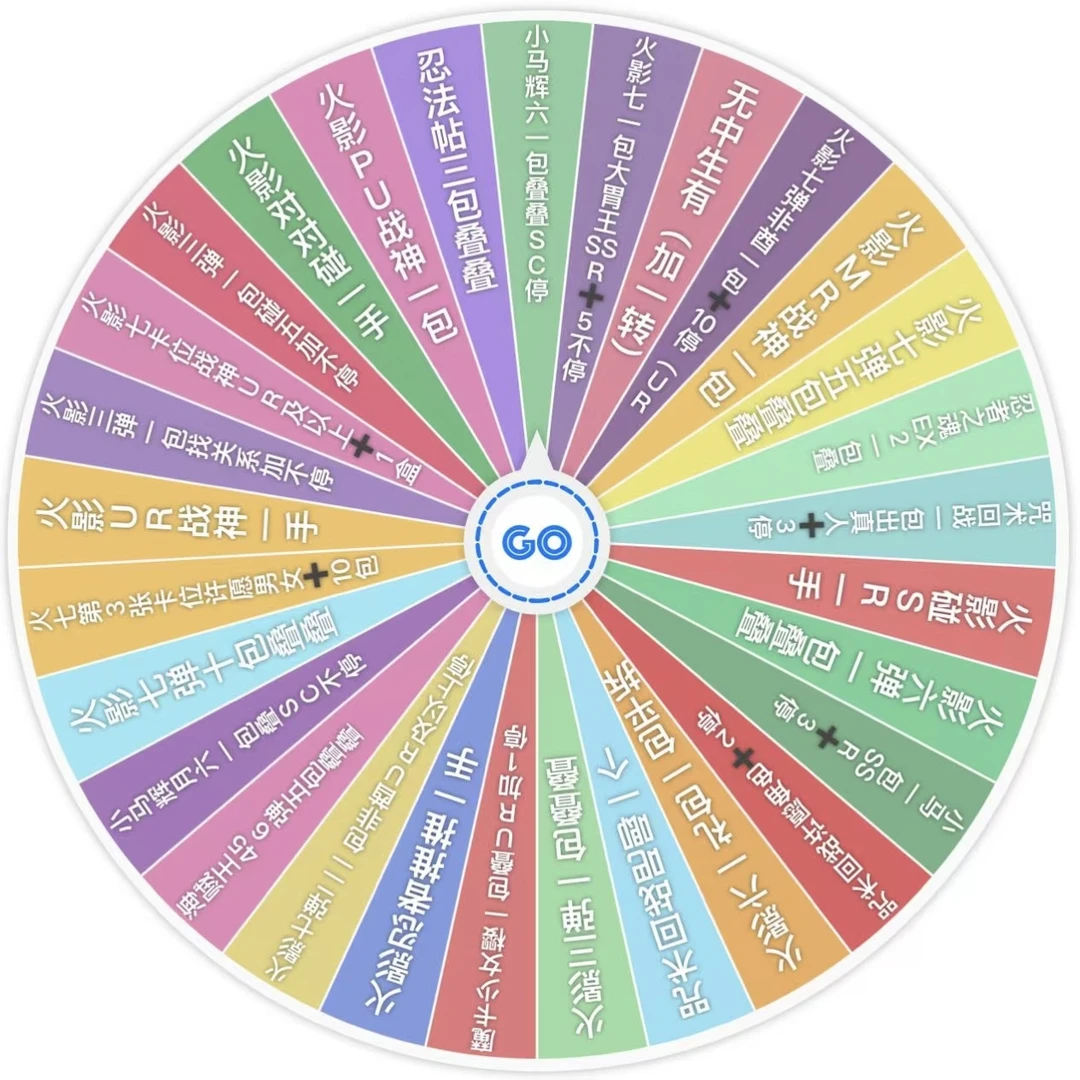 火影 two刀乐大转盘 卡牌盲盒拆卡（直播间代拆）
