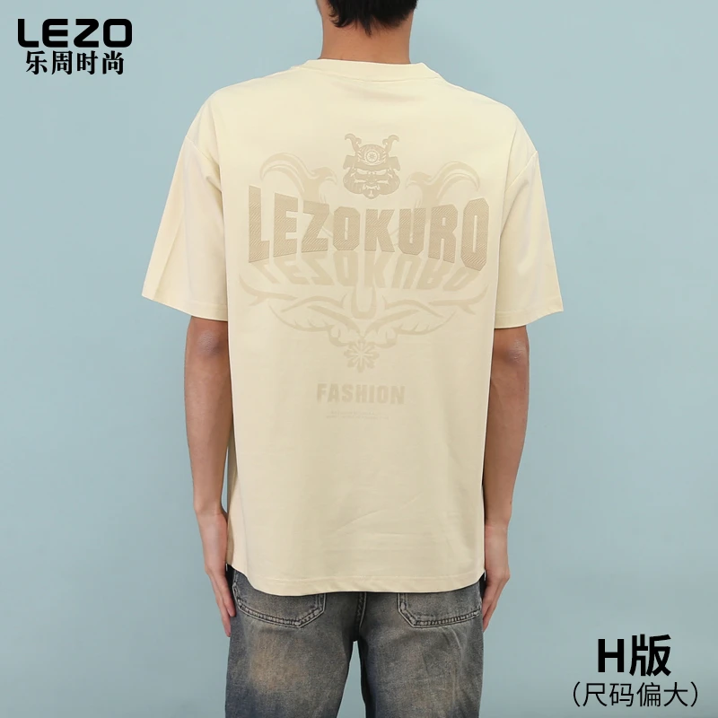 LEZO乐周时尚男装短袖圆领T恤L25234093