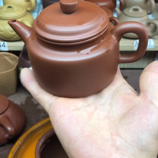 茶壶紫砂小红泥得中230豪升左右