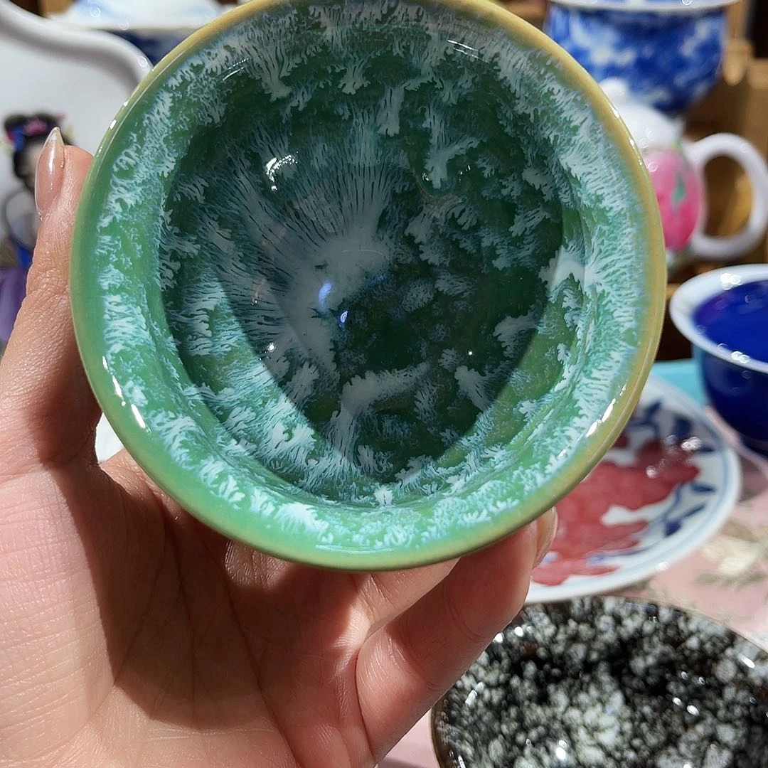 陶杯子颜色釉高温主人杯