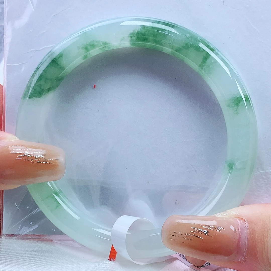 未镶嵌手镯翡翠53圈