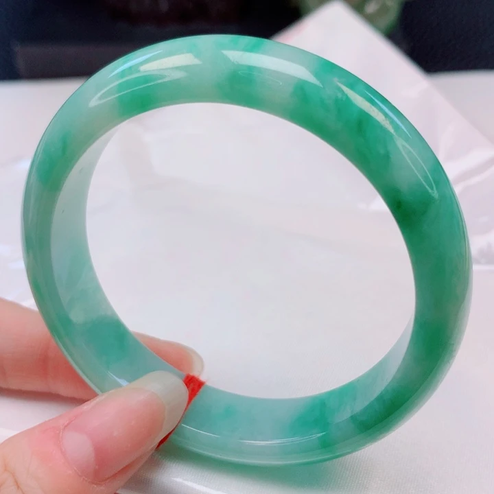 未镶嵌手镯翡翠55圈