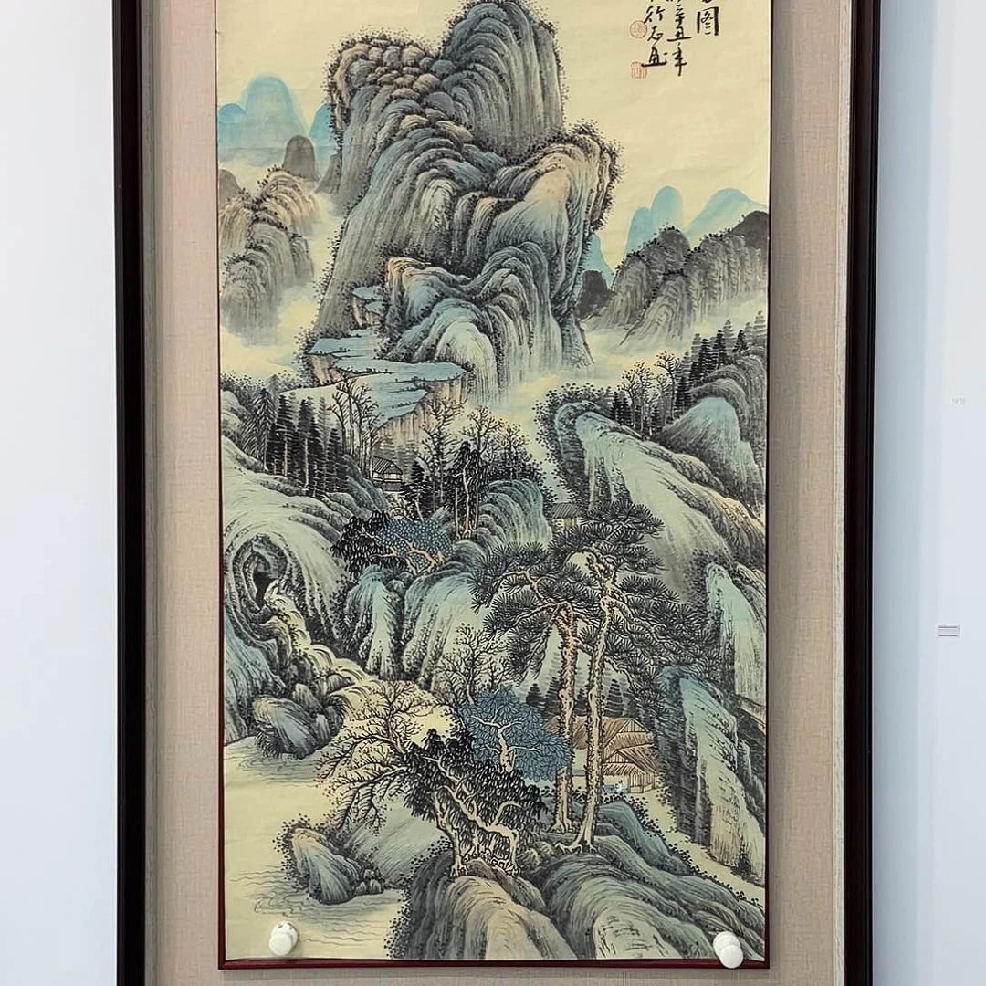 国画凌行志手绘作品