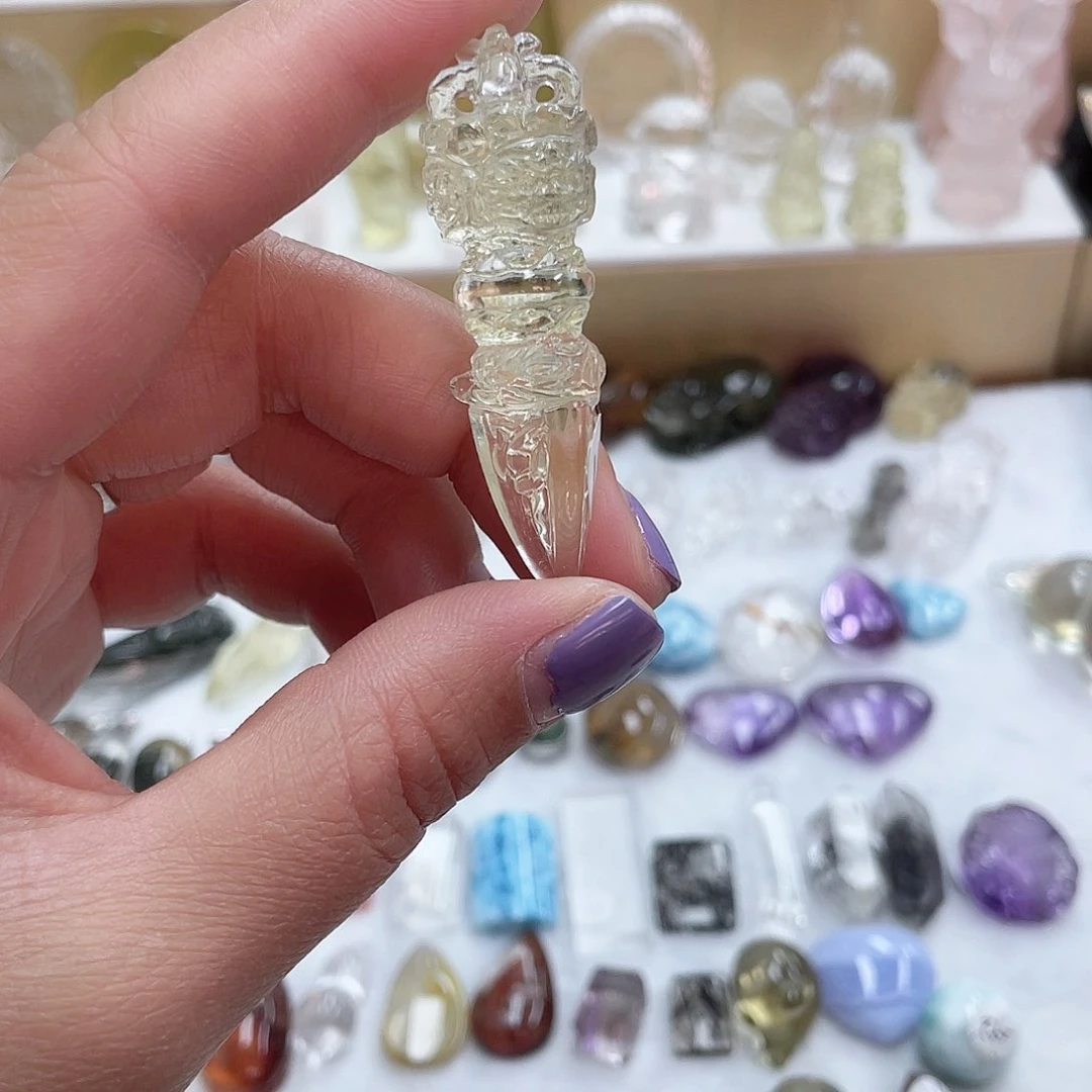水晶珠宝半成品未镶嵌牛*糖