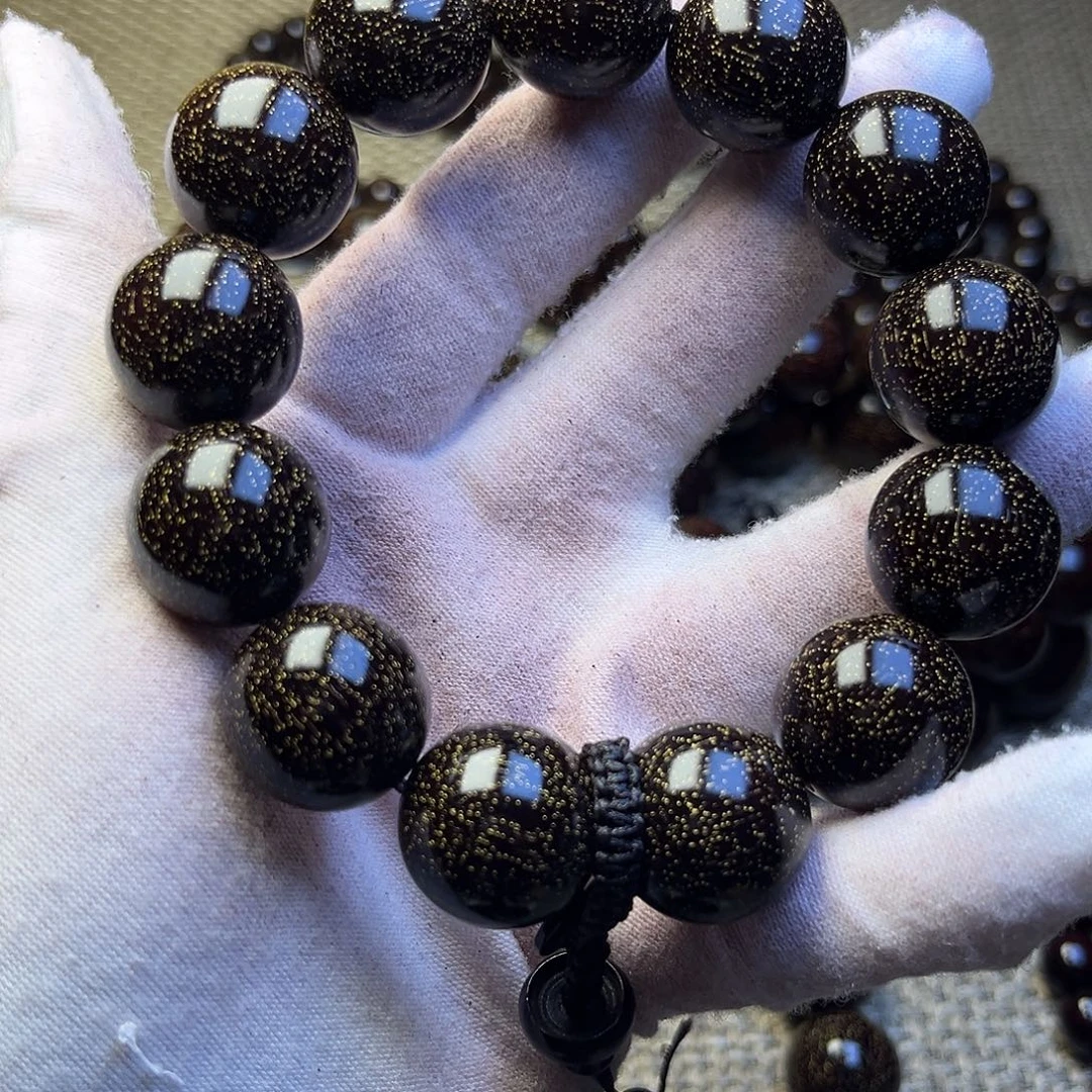 檀香紫檀（小叶紫檀）1.8 13颗爆星