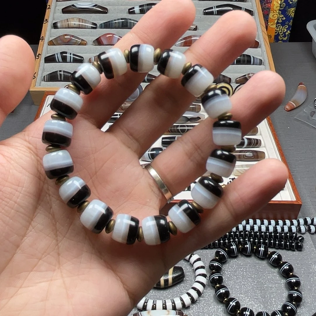 玛瑙/玉髓手串未镶嵌小****