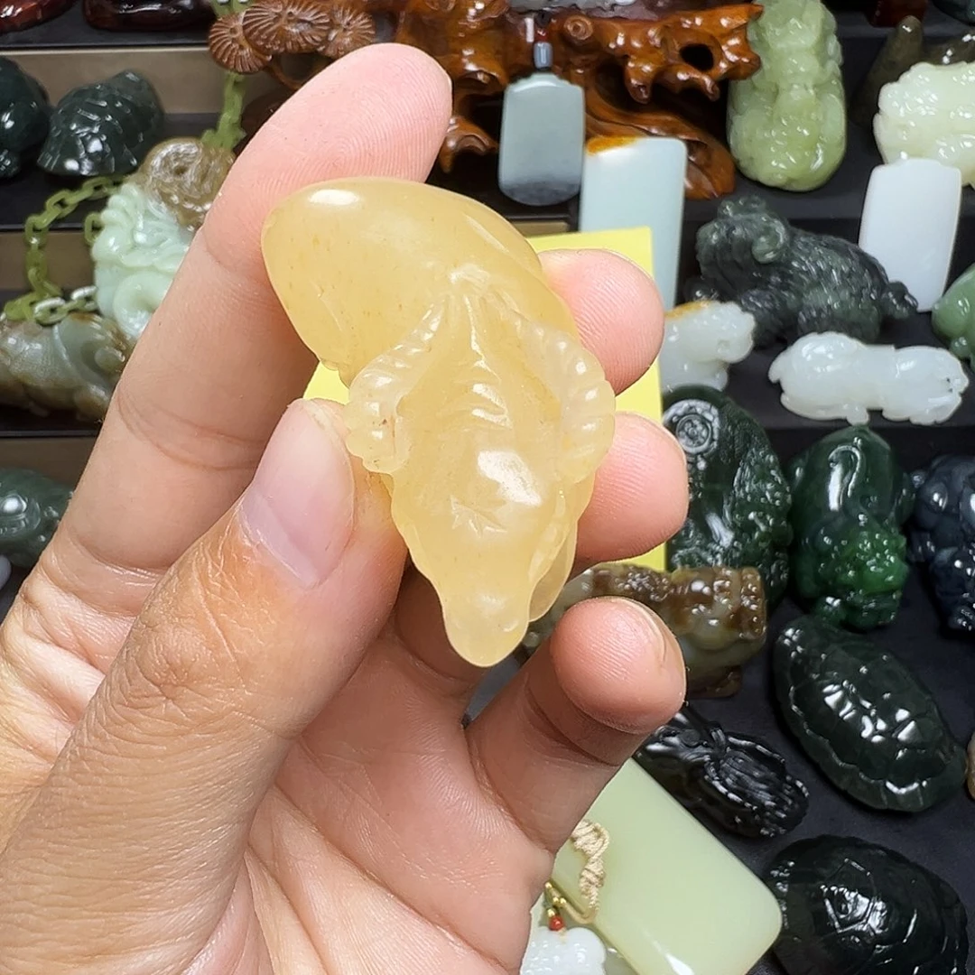 软玉未镶嵌挂件天然