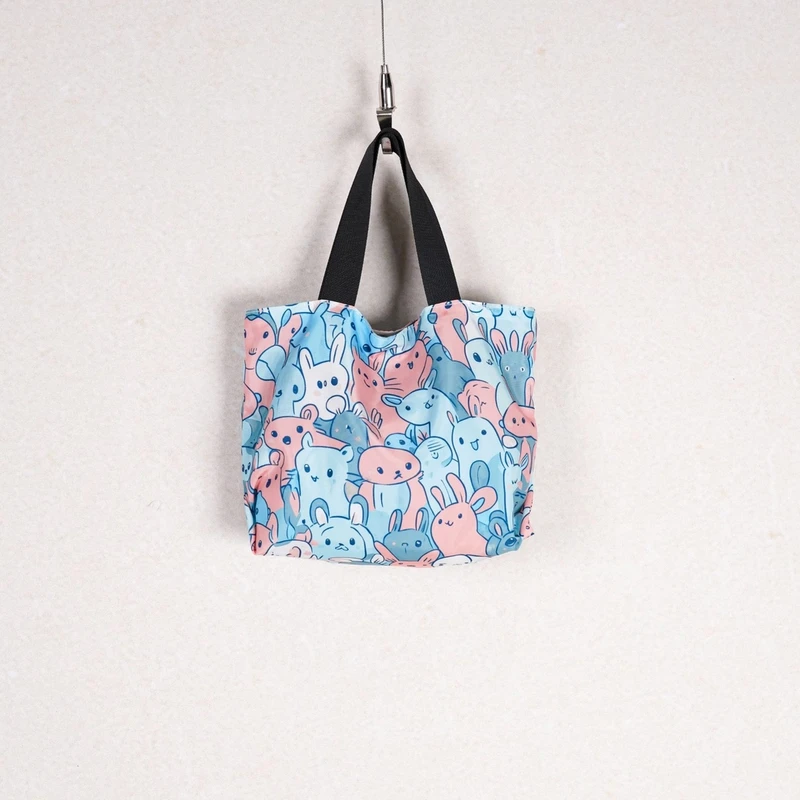 无则艺【mini小托特】兔子可爱卡通时尚休闲单肩文艺小托特包
