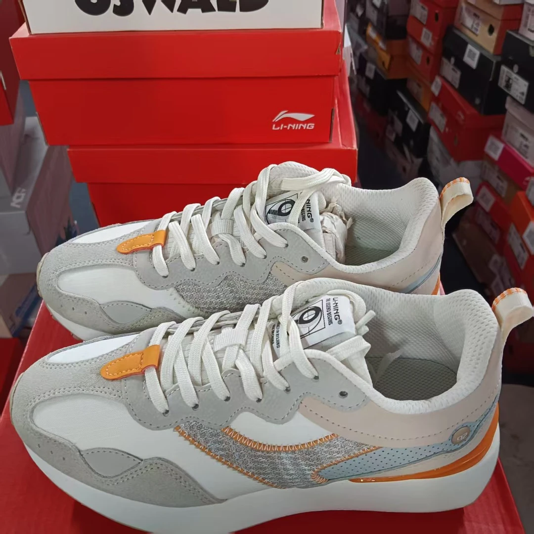 《B品以直播展示为准》面差（X2409）-李宁女子休闲运动鞋AGCS350