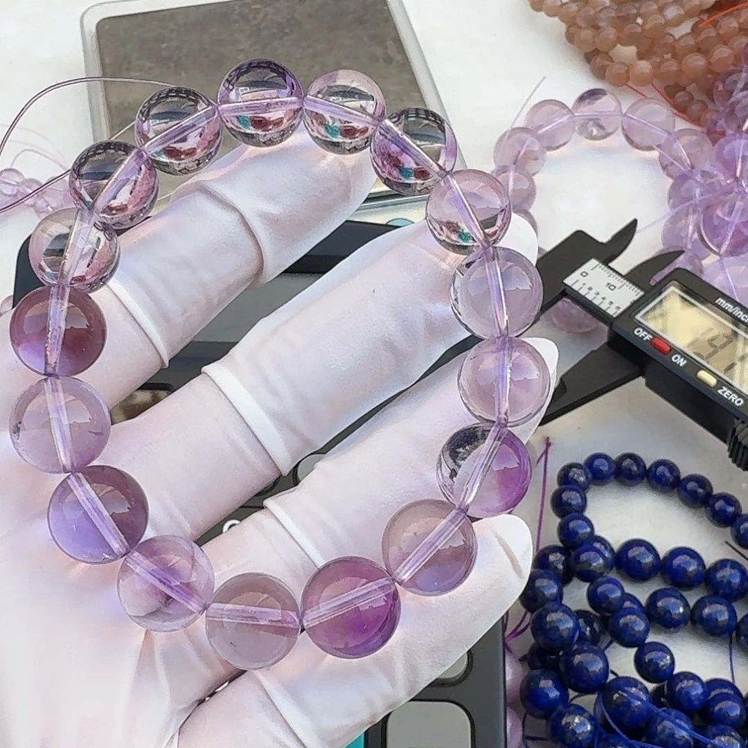 水晶银S925镶嵌手链水晶