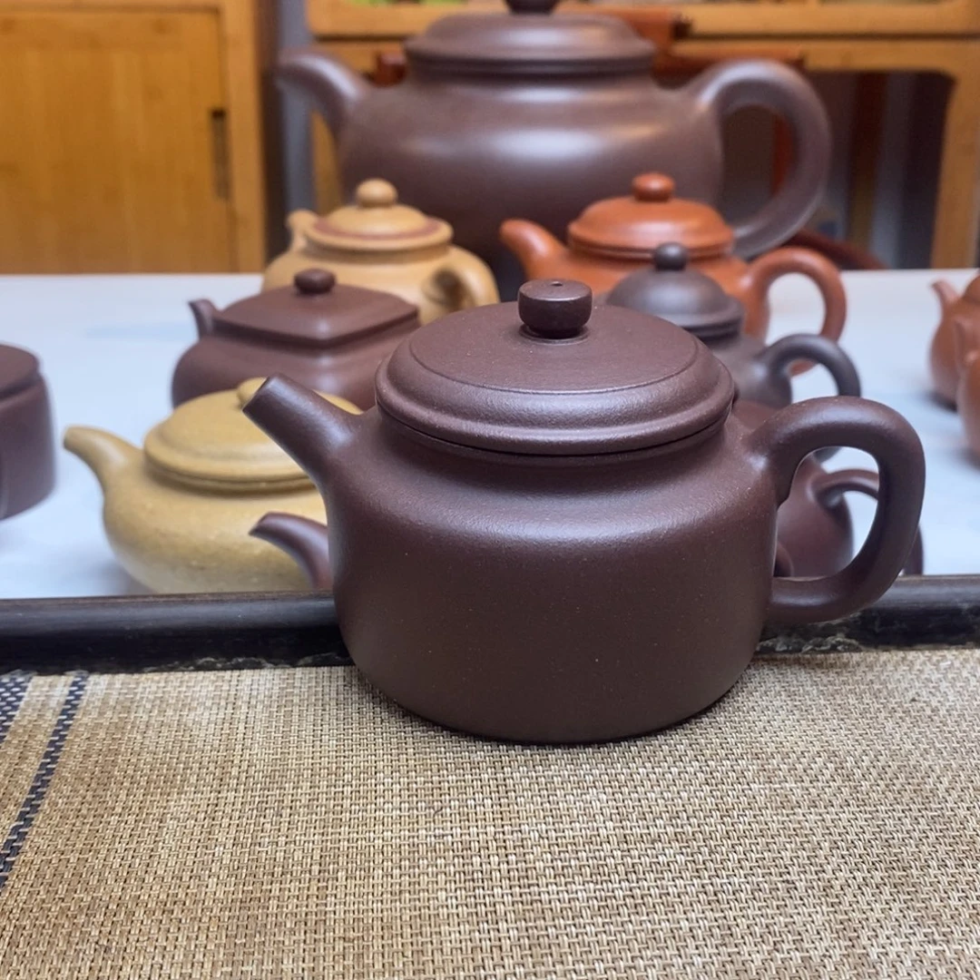 茶壶紫砂250毫升中槽清德钟