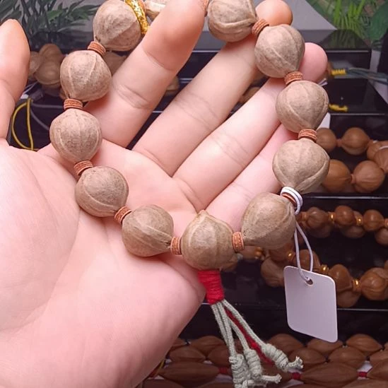 手串/手链橄榄核橄榄核三花正圆蜜桃臀手串1.8